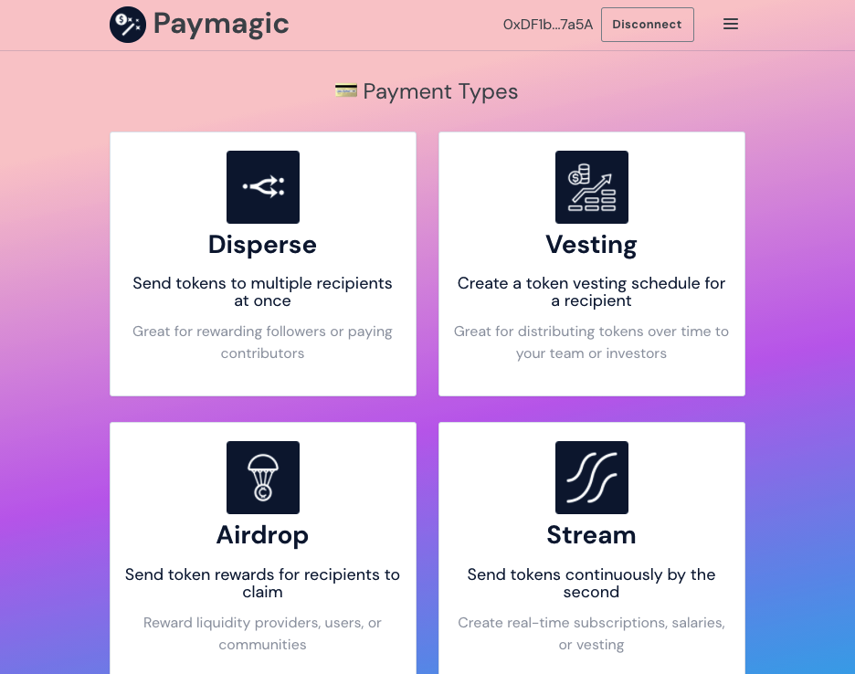 Paymagic app v0.3